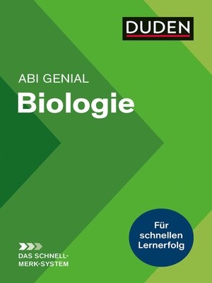 cover image of Abi genial Biologie--Das Schnell-Merk-System